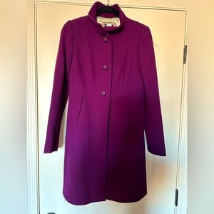 J Crew Ladies Coat in Purple, Size 4